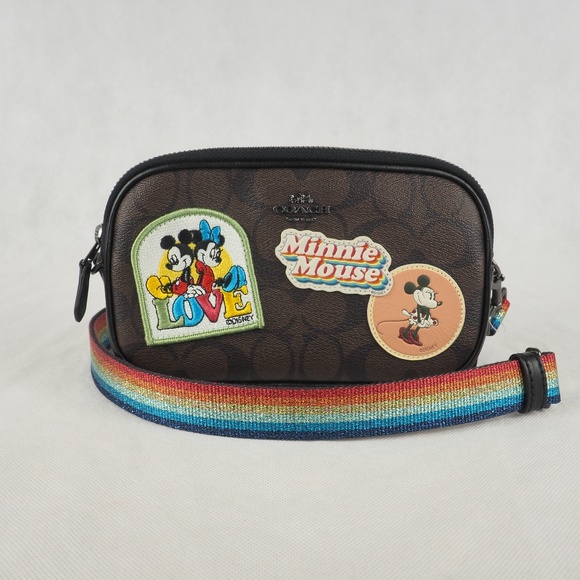 Coach Handbags - Disney Coach Crossbody Pouch Minnie Mouse Patches